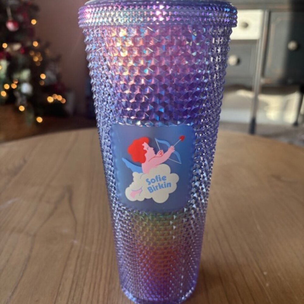 2024 Starbucks Rainbow Pride Sofie Birkin Cupid Studded Tumbler Venti